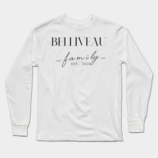 Belliveau Family EST. 2020, Surname, Belliveau Long Sleeve T-Shirt